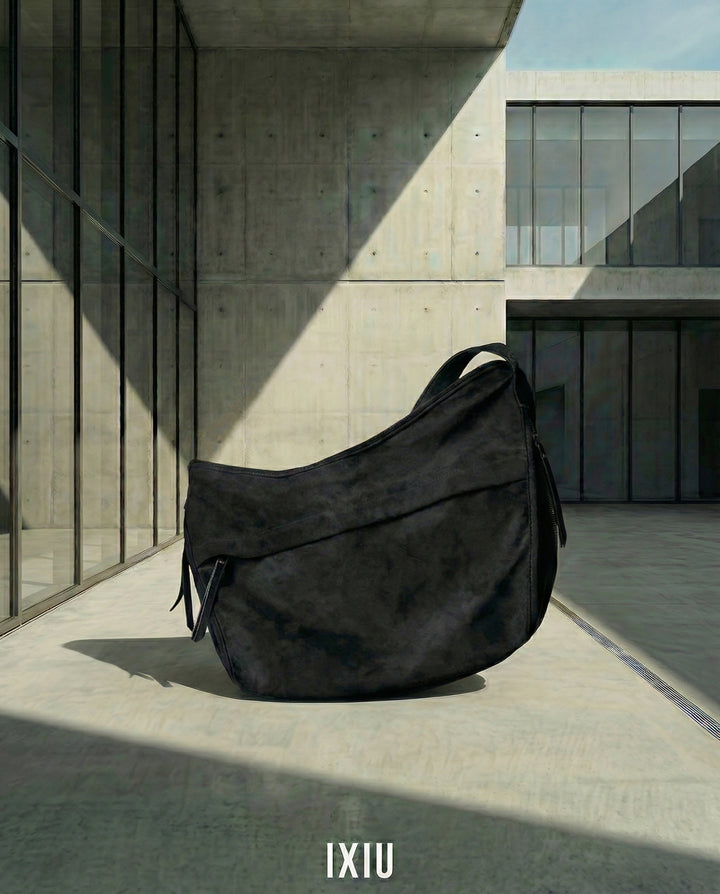 【都会的ノマド】プレミアム・ムーン・メッセンジャーバッグ（韓国ミニマル）